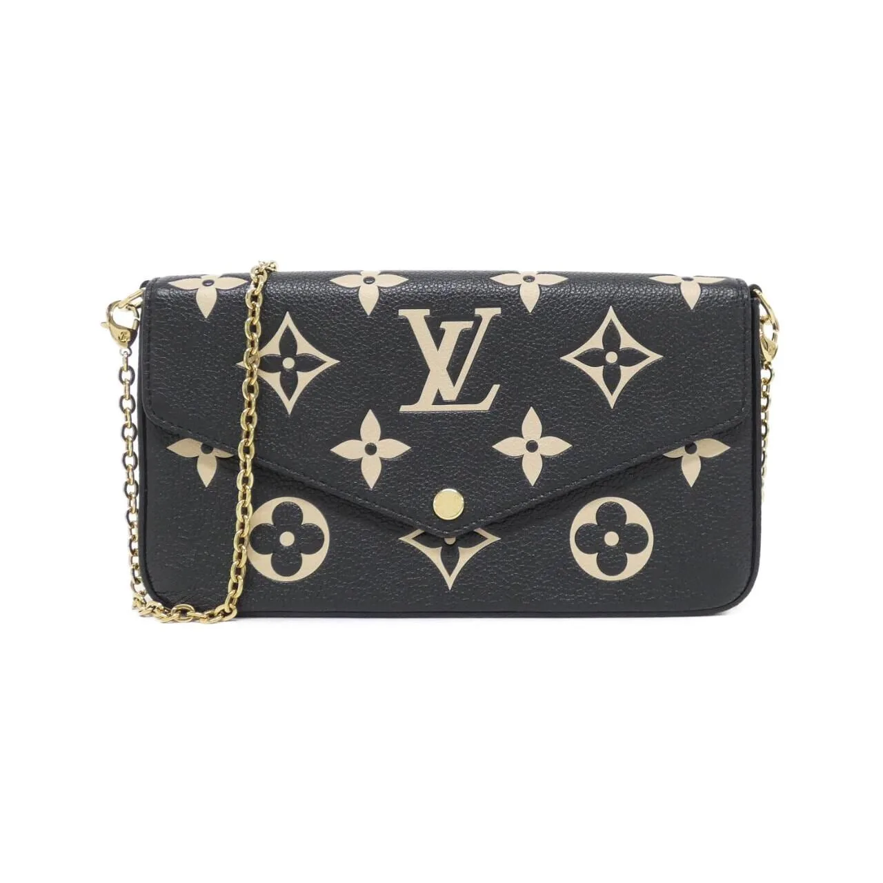 LOUIS VUITTON Pochette M80482 Shoulder Monogram Black