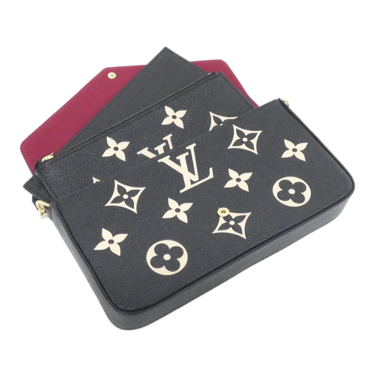 LOUIS VUITTON Pochette M80482 Shoulder Monogram Black Monogram - Thumbnail 7