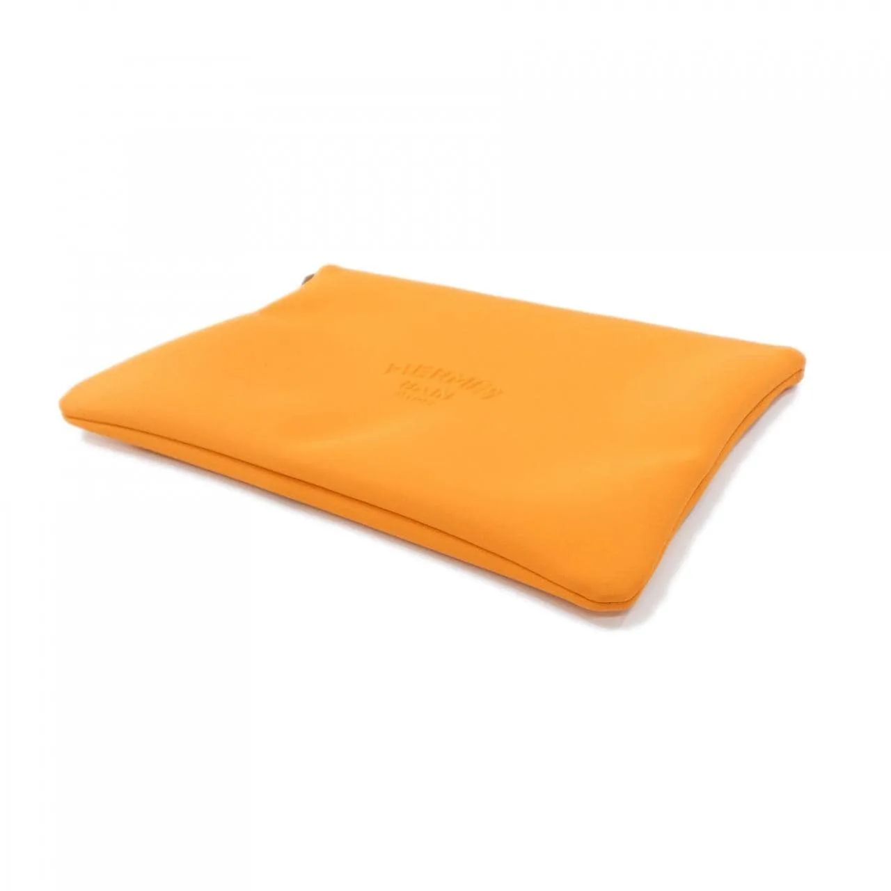 HERMES 103313M Pouch Orange Rank A - Thumbnail 3