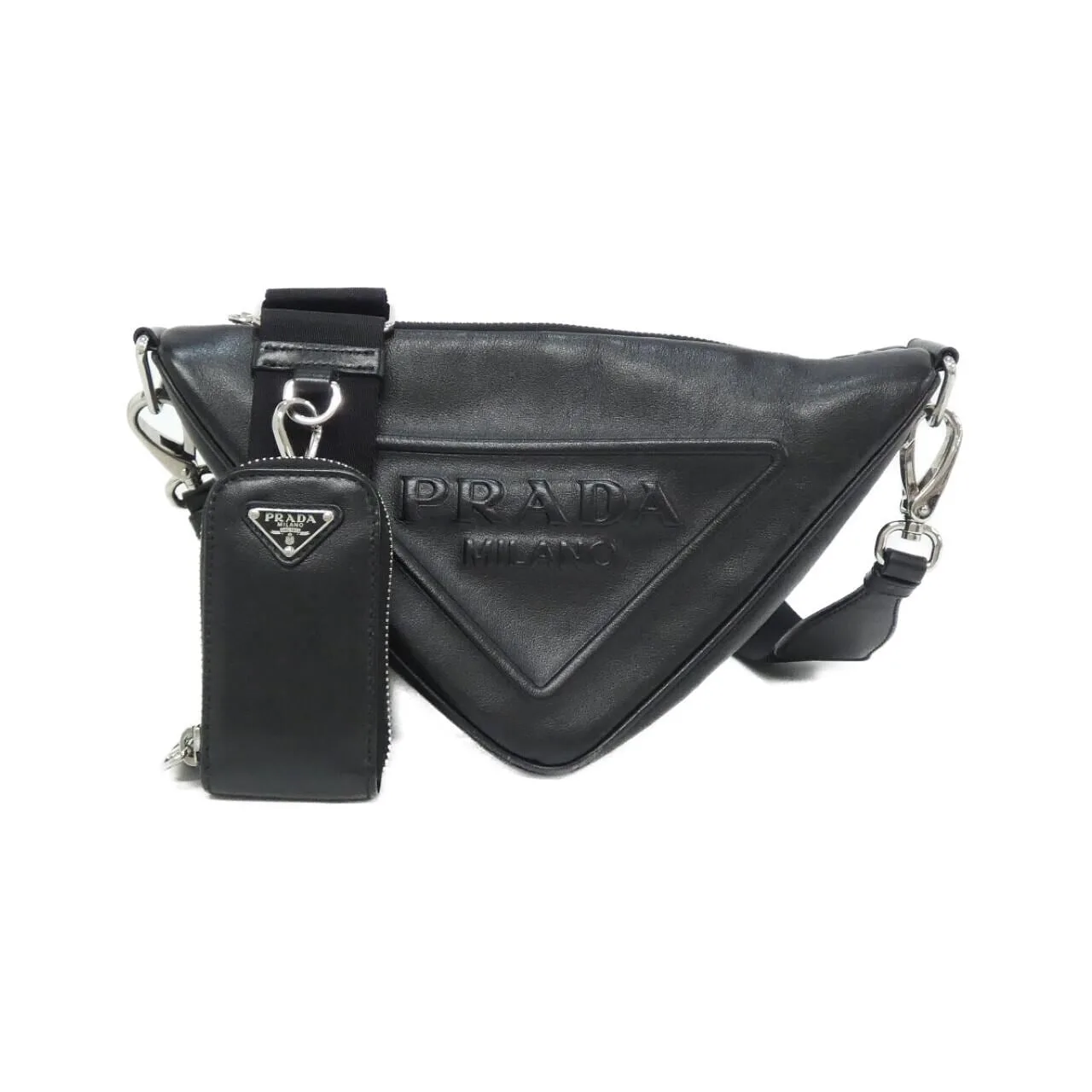 PRADA 1BH190 Shoulder Black