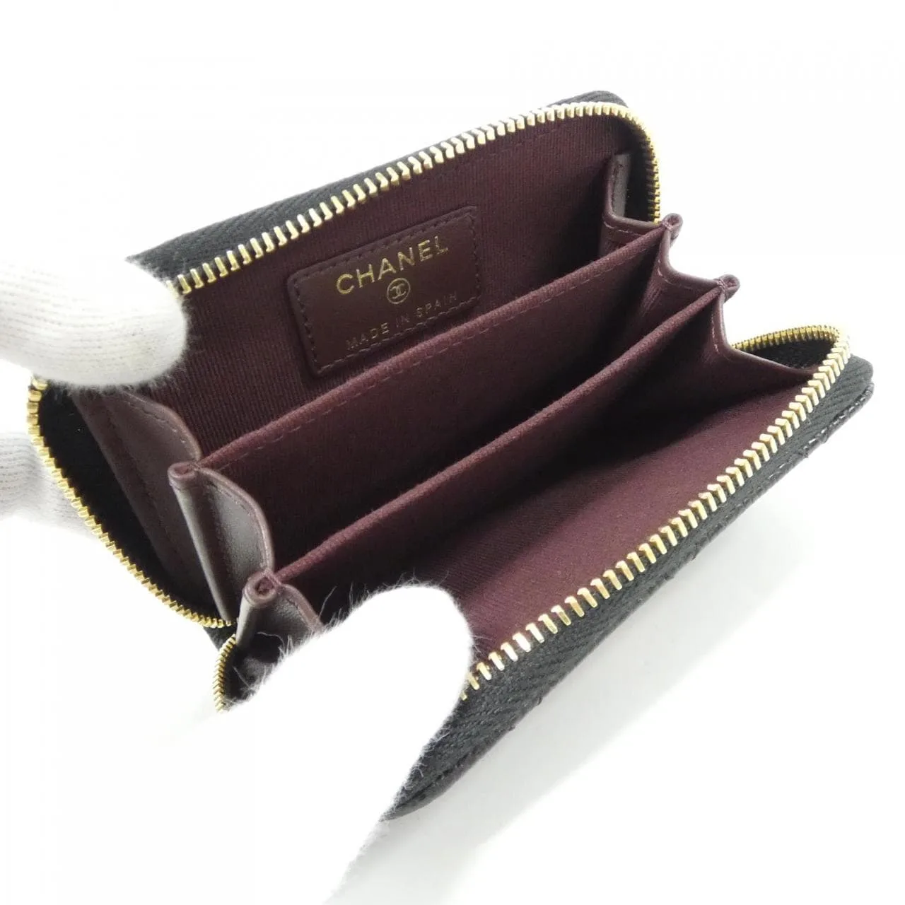 CHANEL Timeless Classic AP0216 Coin Case Grained Calfskin Black Grained Calfskin Unused - Thumbnail 5