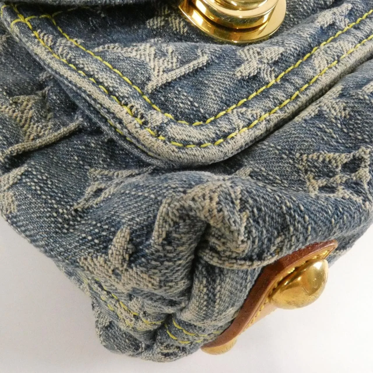 LOUIS VUITTON M95049 Shoulder Monogram Blue Monogram Rank B - Thumbnail 4