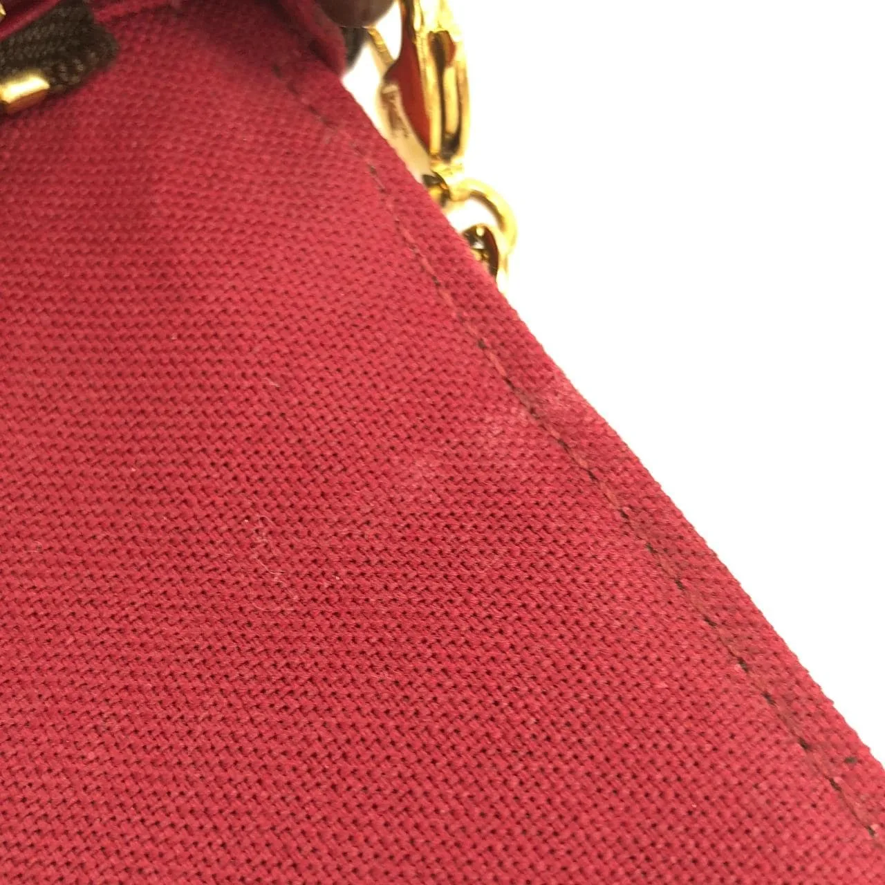 LOUIS VUITTON Pochette M61276 Shoulder Monogram 黑色 Monogram 中古品A - 縮圖 8