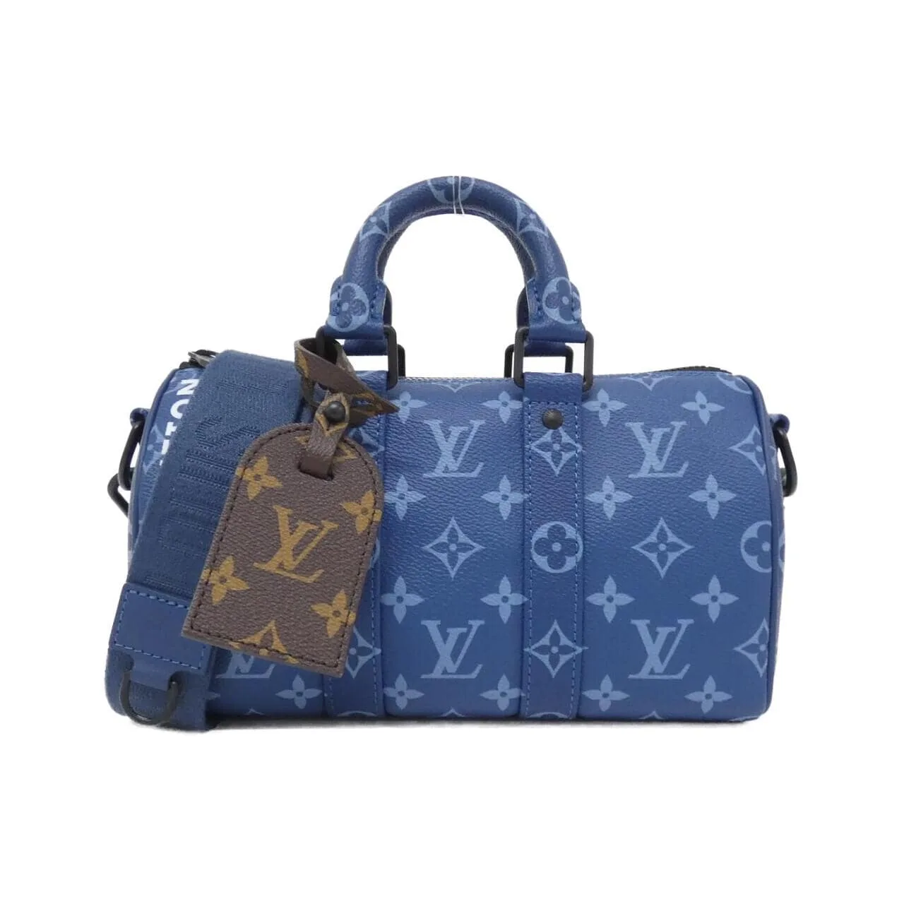 LOUIS VUITTON Keepall M46803 Boston Monogram Blue