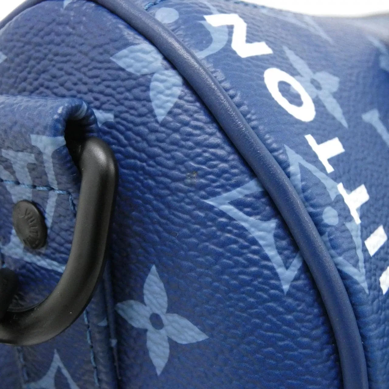 LOUIS VUITTON Keepall M46803 Boston Monogram Blue Monogram - Thumbnail 4