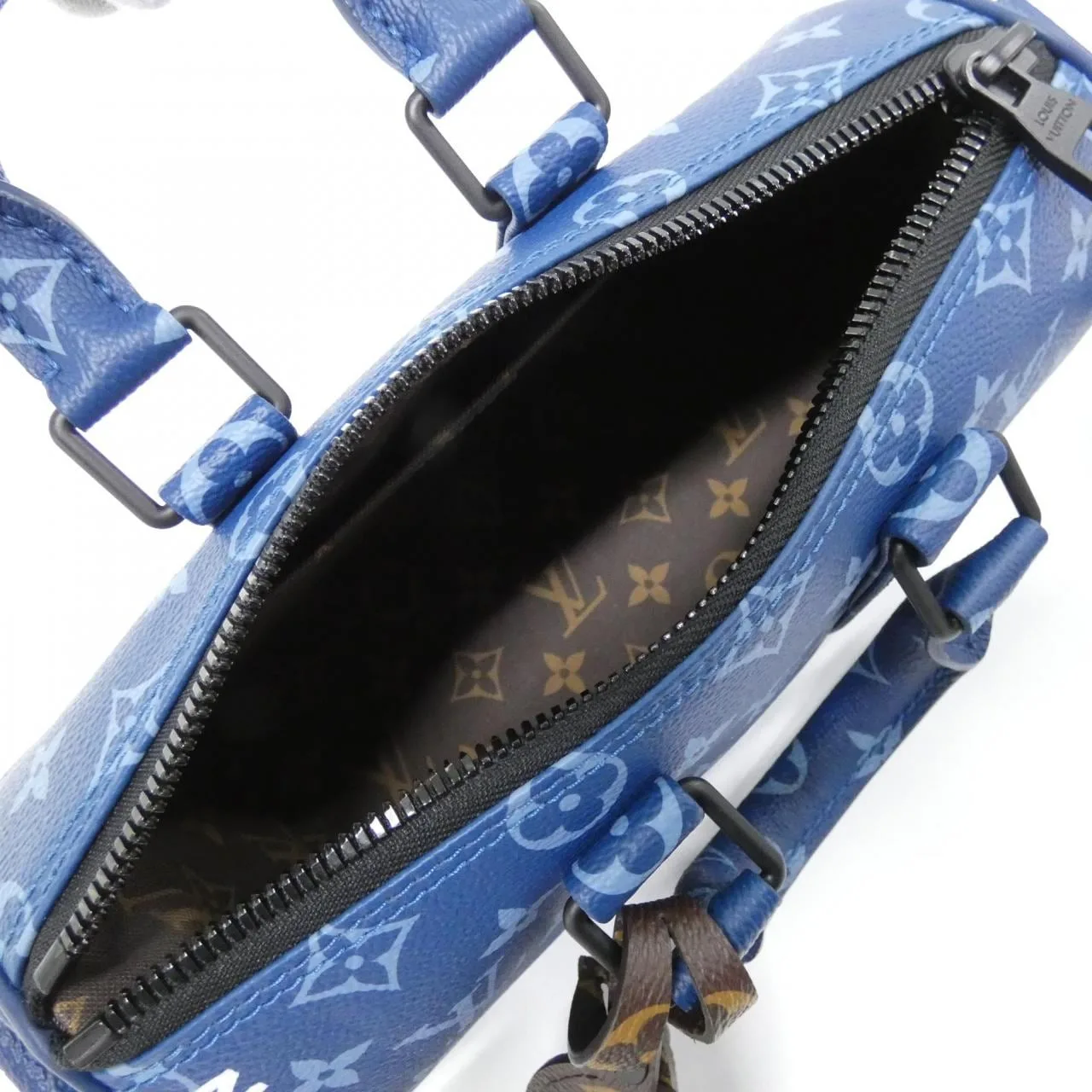 LOUIS VUITTON Keepall M46803 Boston Monogram Blue Monogram - Thumbnail 7