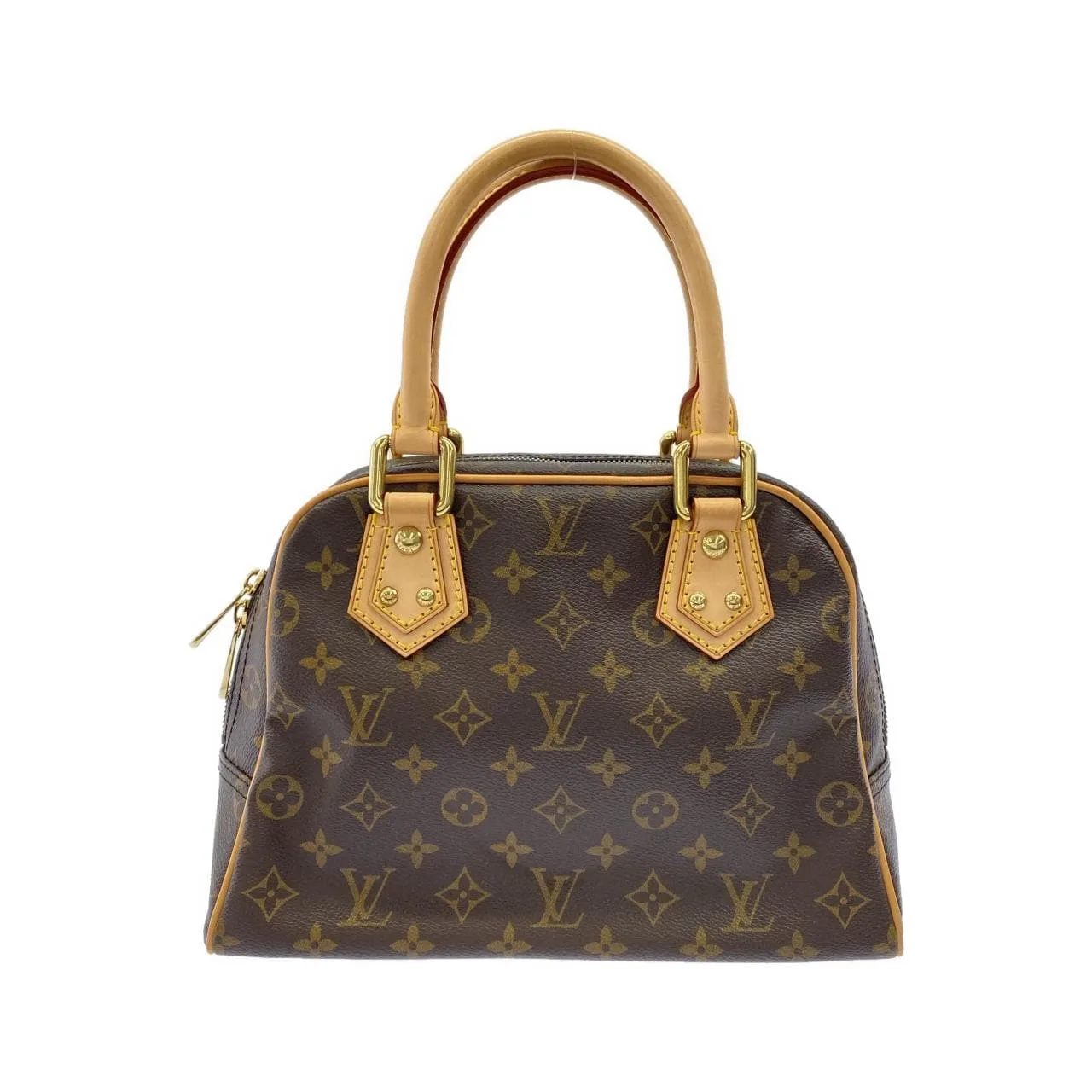 LOUIS VUITTON M40026 Handbag Monogram 黑色 Monogram 中古品A - 縮圖 2