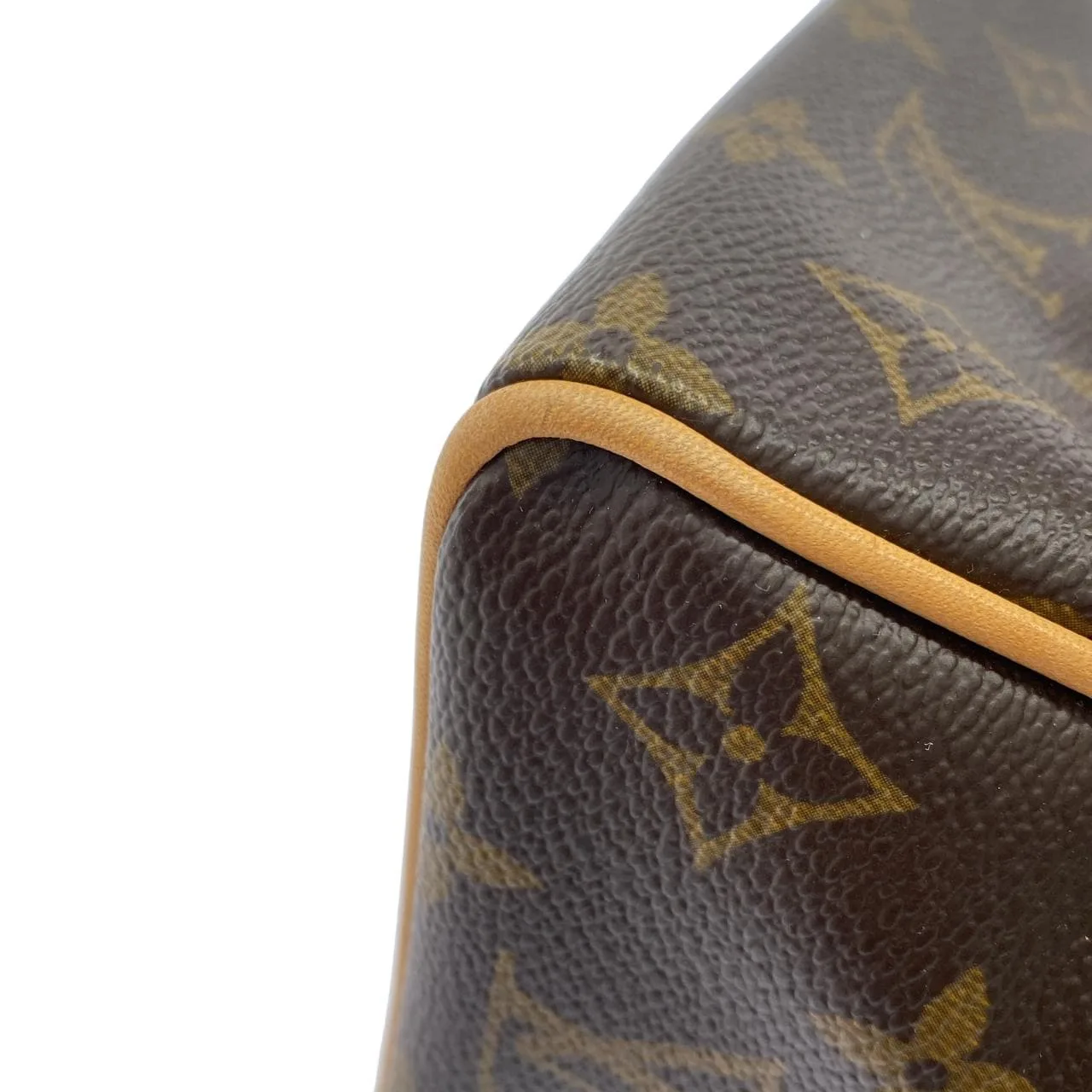 LOUIS VUITTON M40026 Handbag Monogram 黑色 Monogram 中古品A - 縮圖 3