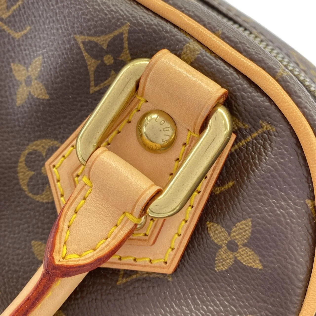 LOUIS VUITTON M40026 Handbag Monogram 黑色 Monogram 中古品A - 縮圖 7