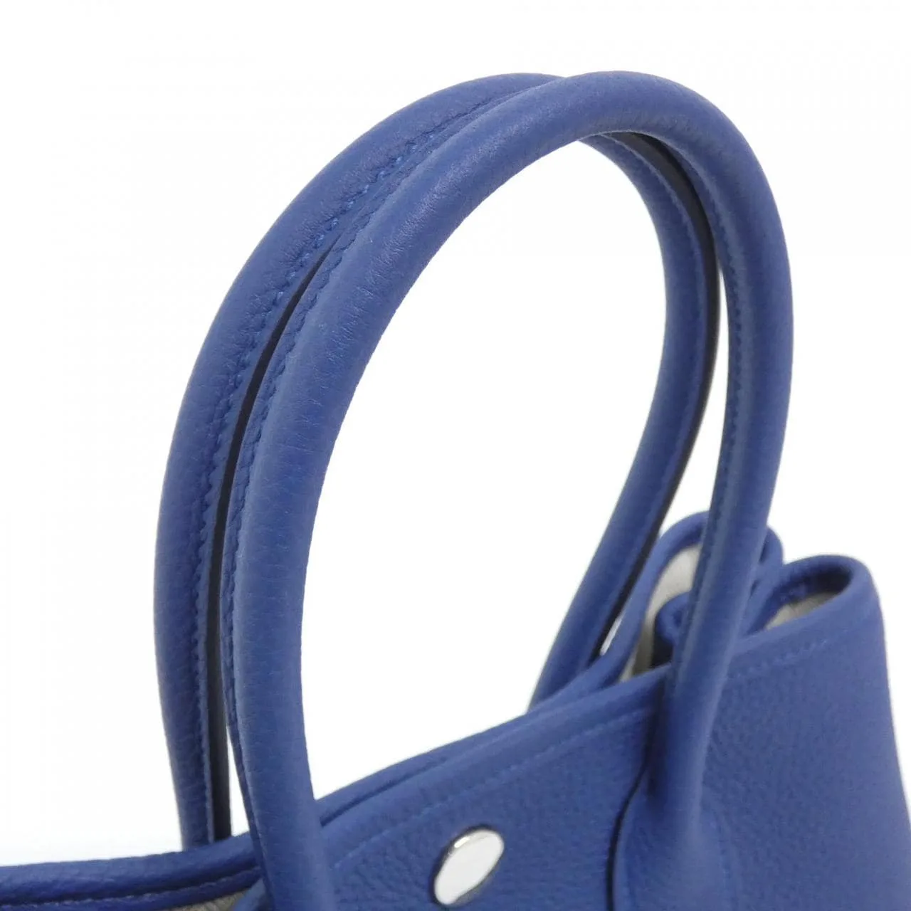 HERMES 086729CK Handbag Togo Blue Togo Leather Unused - Thumbnail 3