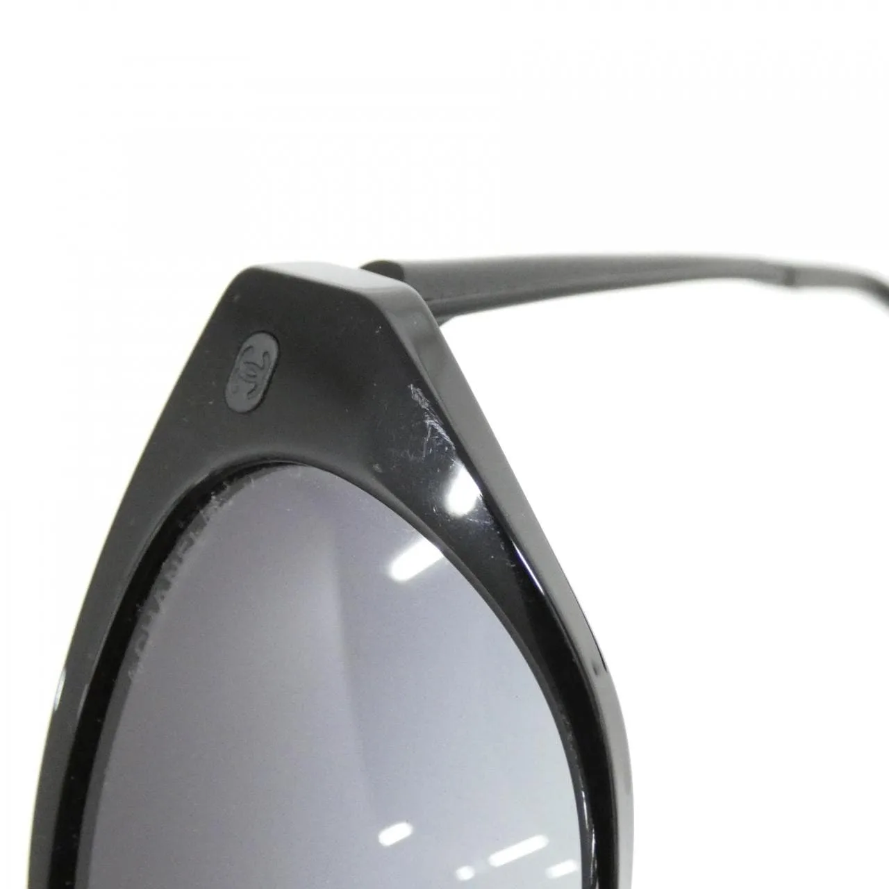 CHANEL 5438 Q A Sunglasses Black Rank A - Thumbnail 6
