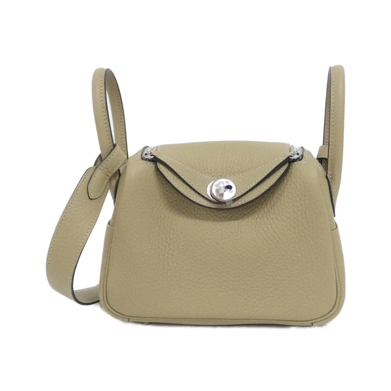 HERMES Handbag Clemence Black