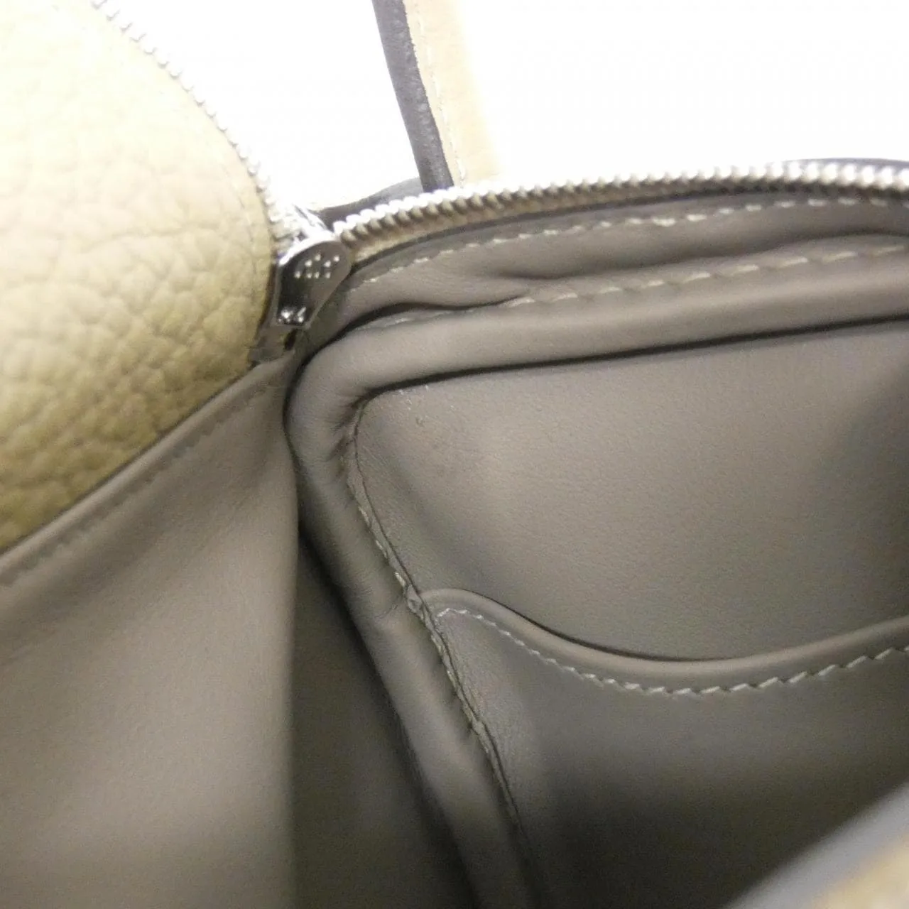 HERMES Handbag Clemence Black Clemence Leather - Thumbnail 6