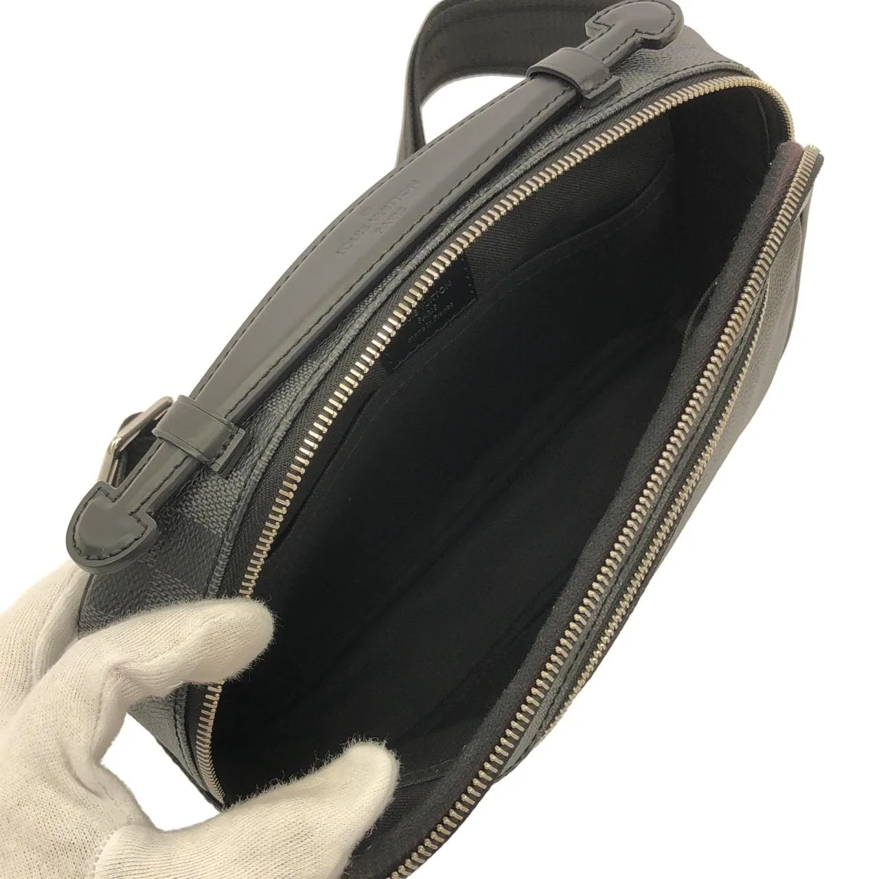 LOUIS VUITTON N41289 Shoulder Damier 黑色 Damier 中古品A - 縮圖 7