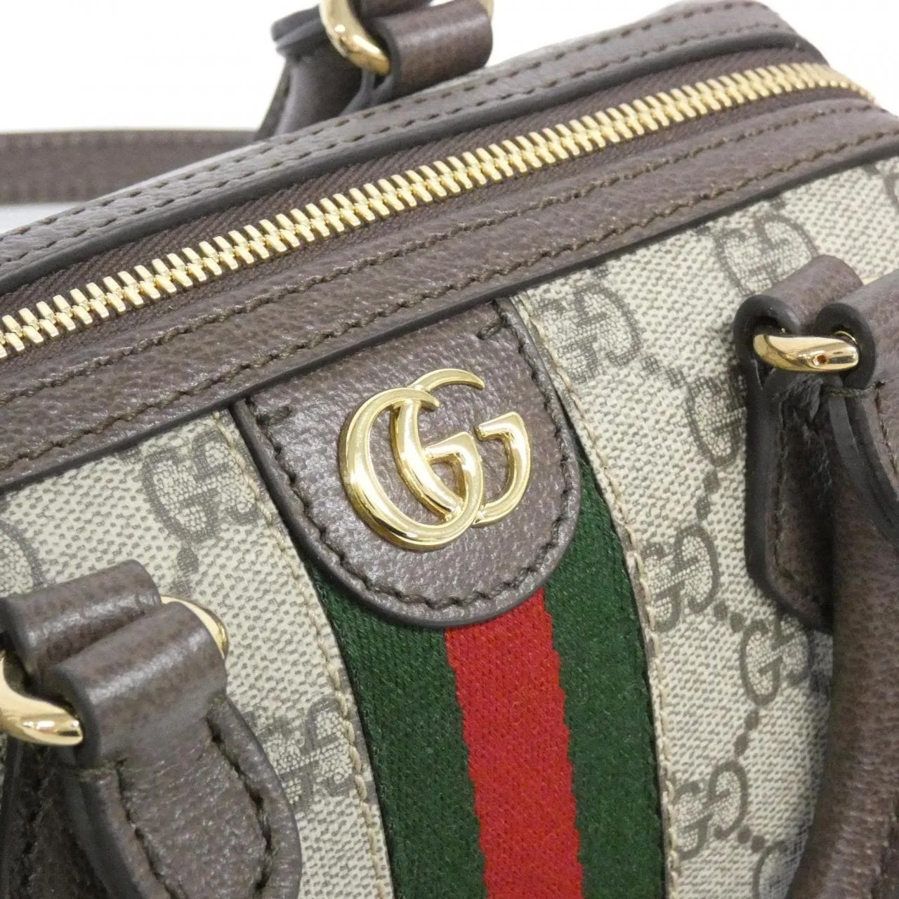 GUCCI 772053 96IWG Boston Canvas 黑色 帆布 中古品A - 縮圖 4