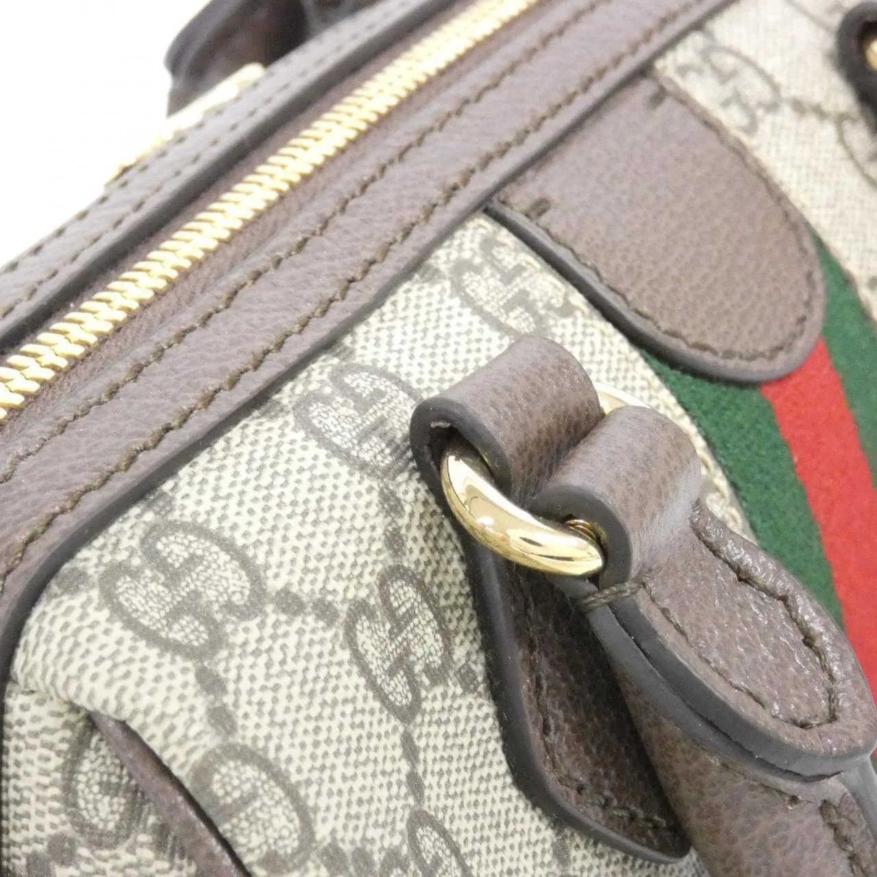 GUCCI 772053 96IWG Boston Canvas 黑色 帆布 中古品A - 縮圖 5