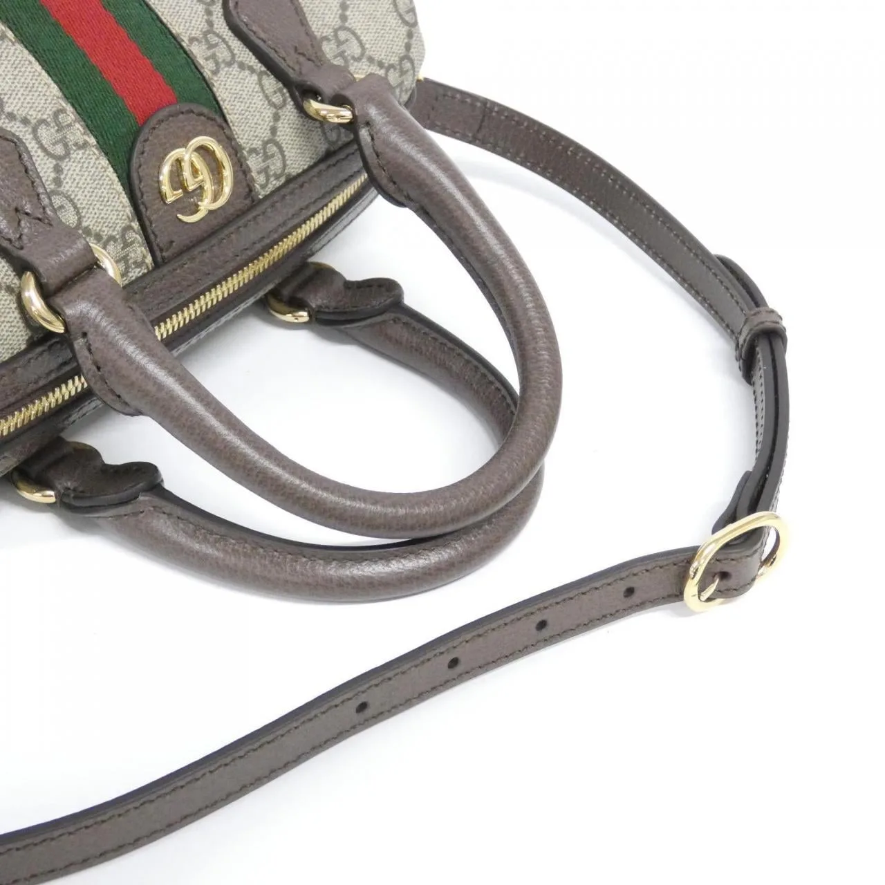 GUCCI 772053 96IWG Boston Canvas 黑色 帆布 中古品A - 縮圖 6