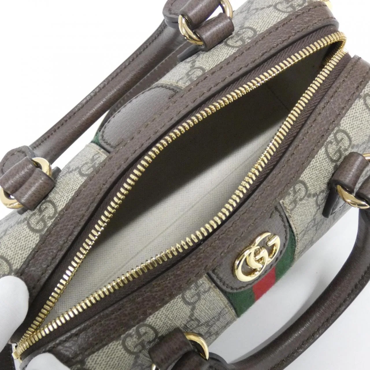 GUCCI 772053 96IWG Boston Canvas 黑色 帆布 中古品A - 縮圖 7