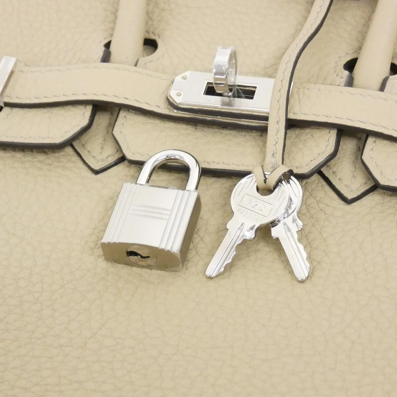 HERMES 041344CK Handbag Togo Togo Leather - Thumbnail 4