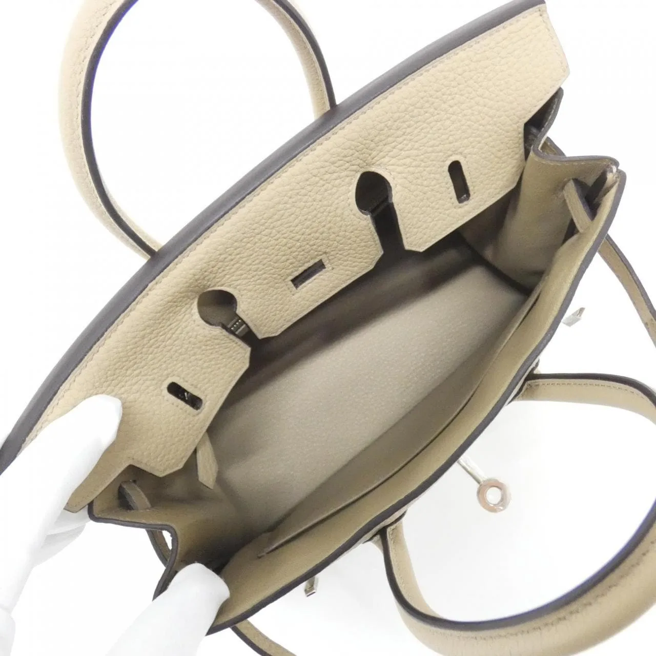 HERMES 041344CK Handbag Togo Togo Leather - Thumbnail 6