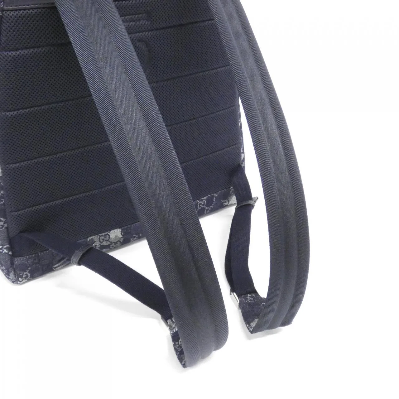 GUCCI 849008 FAE90 Backpack Denim 黑色 牛仔布 中古品A - 縮圖 6