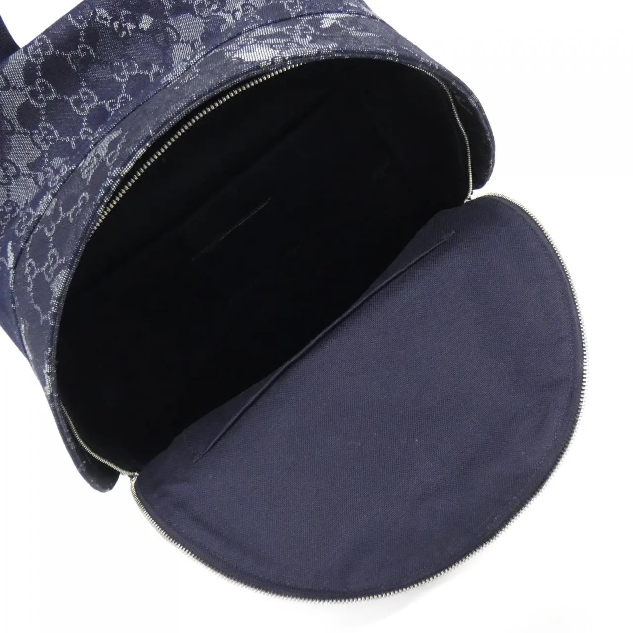 GUCCI 849008 FAE90 Backpack Denim 黑色 牛仔布 中古品A - 縮圖 7