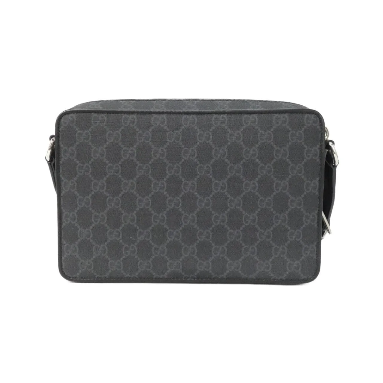 GUCCI 822072 FADJA Shoulder Canvas 黑色 帆布 中古品A - 縮圖 2