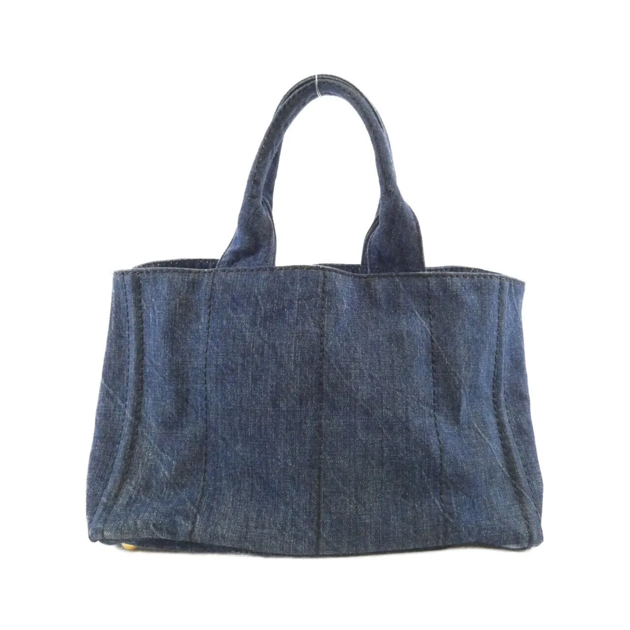 PRADA Canapa B1877B 手提包 黑色 中古品A - 縮圖 2