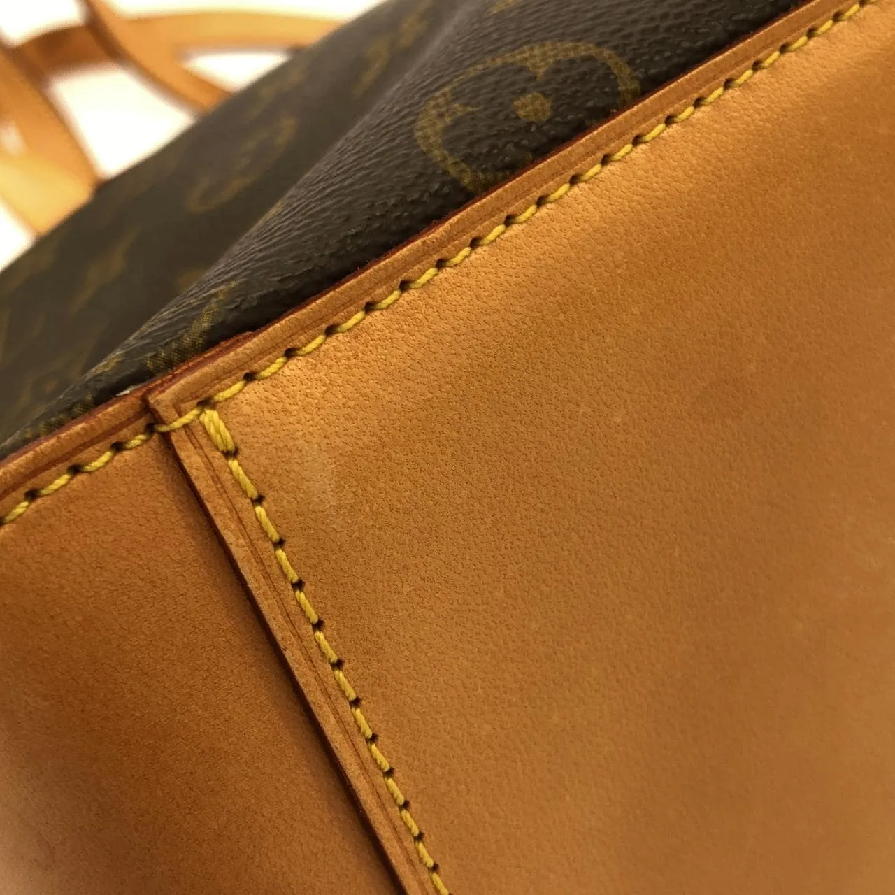 LOUIS VUITTON Caba Piano M51148 Handbag Monogram 黑色 Monogram 中古品A - 縮圖 3