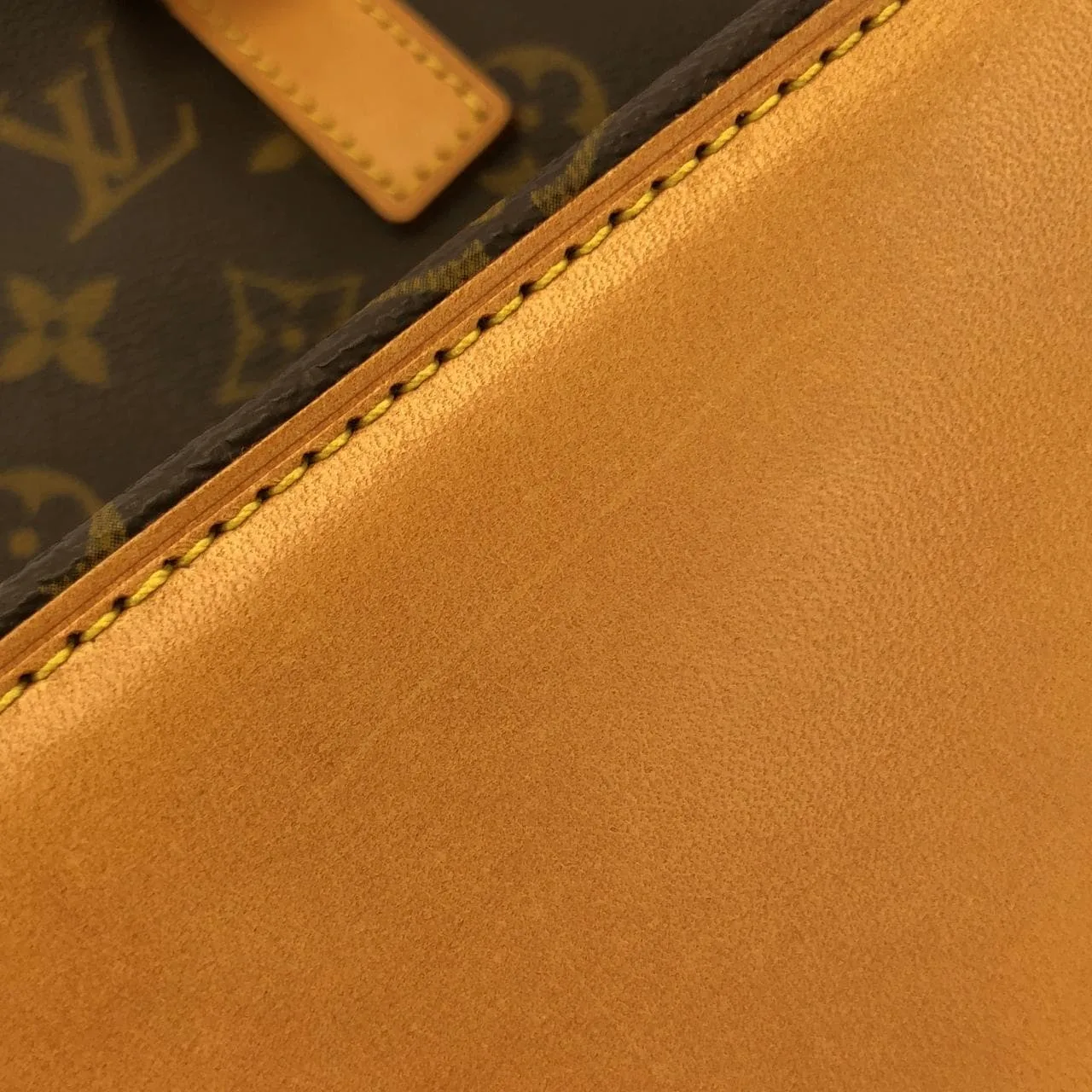 LOUIS VUITTON Caba Piano M51148 Handbag Monogram 黑色 Monogram 中古品A - 縮圖 5