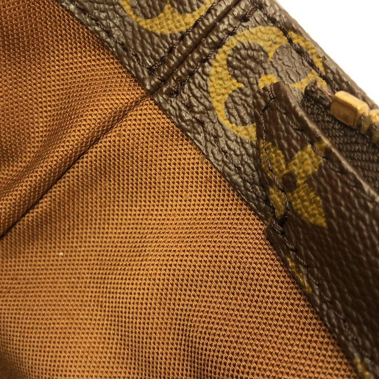 LOUIS VUITTON Caba Piano M51148 Handbag Monogram 黑色 Monogram 中古品A - 縮圖 8