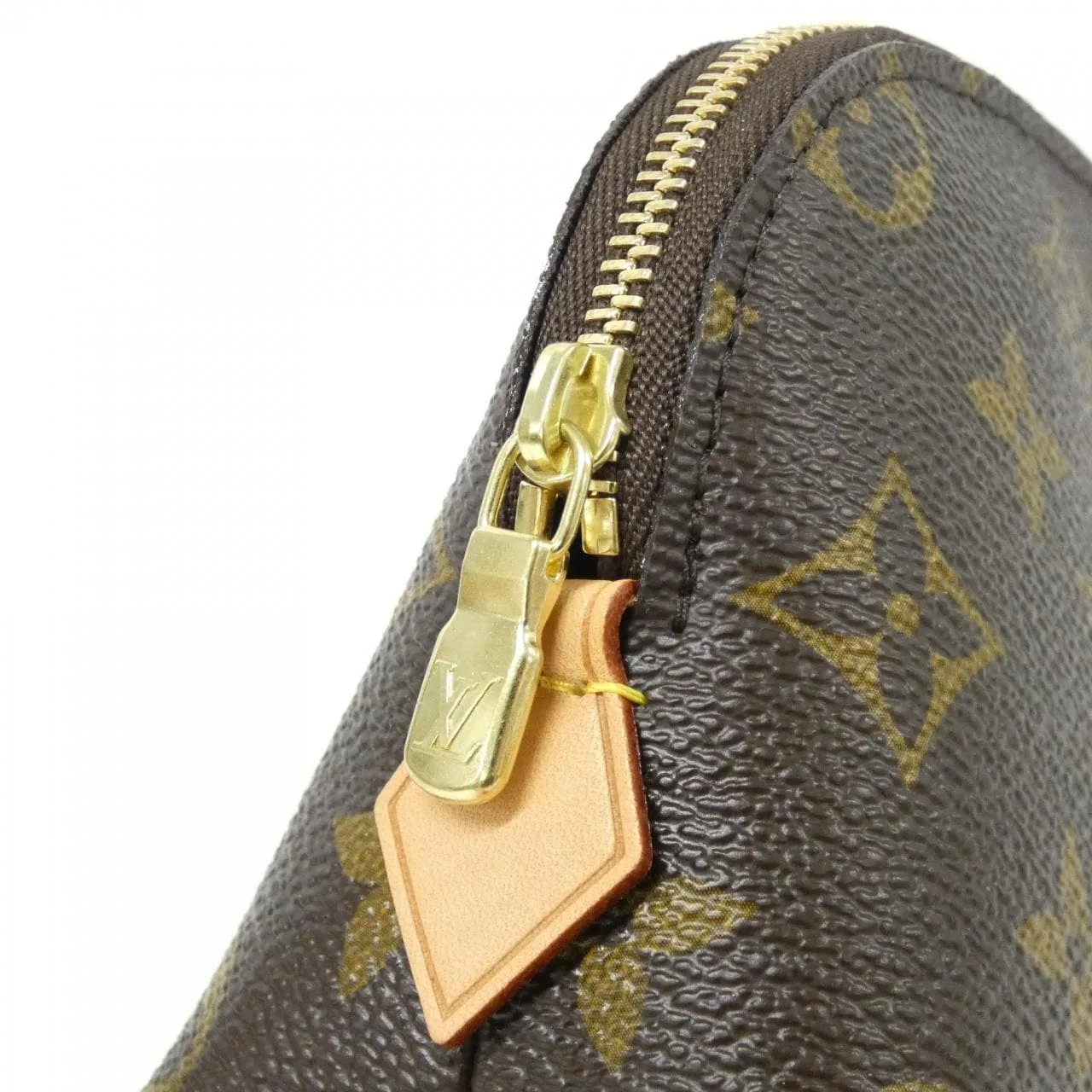 LOUIS VUITTON Pochette M47515 Pouch Monogram 黑色 Monogram 中古品A - 縮圖 3