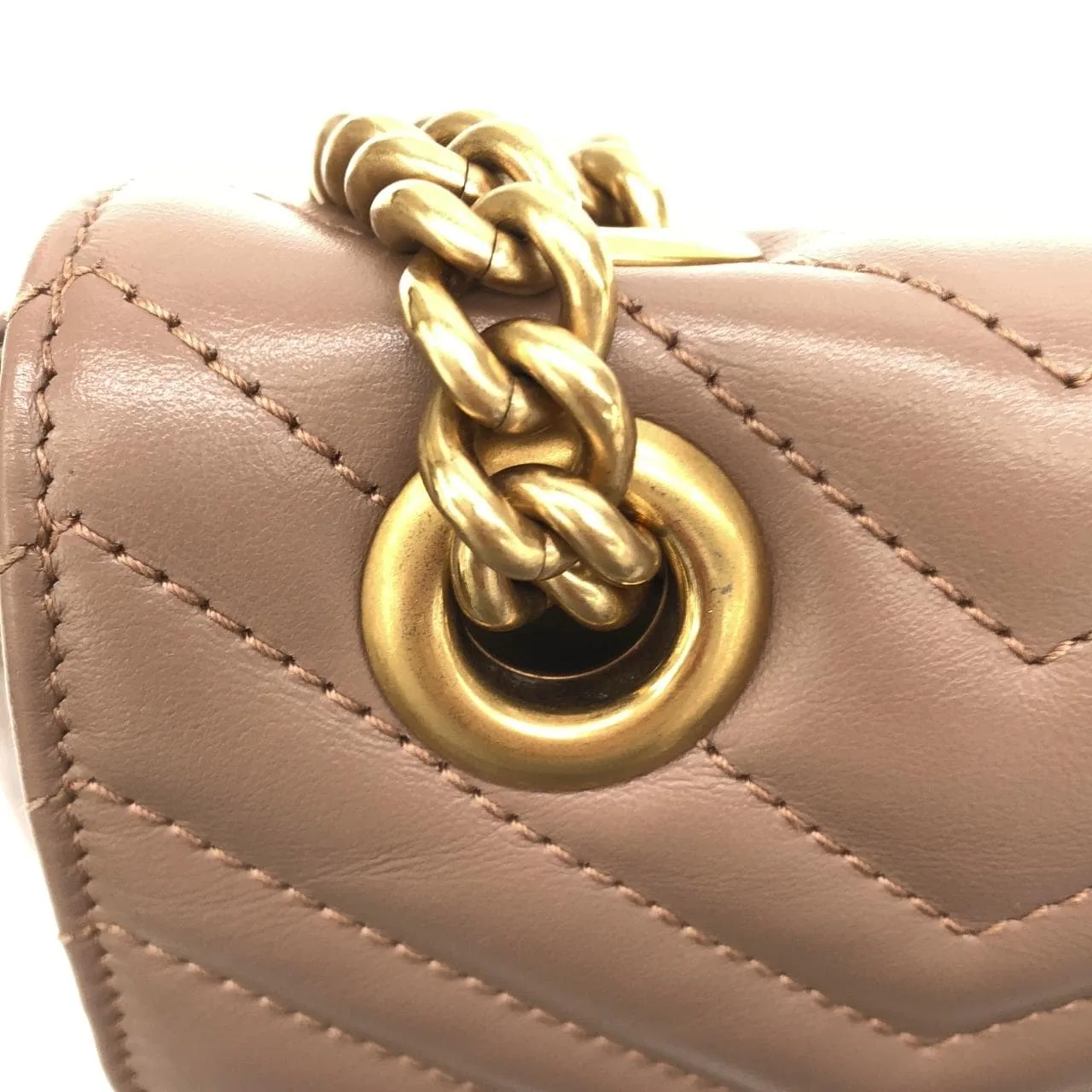 GUCCI Marmont 443497 DTDIT Shoulder Leather Black Leather Rank A - Thumbnail 6