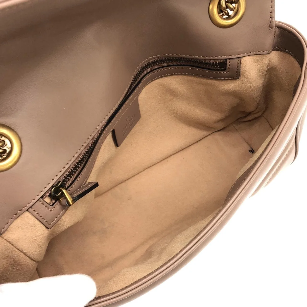 GUCCI Marmont 443497 DTDIT Shoulder Leather Black Leather Rank A - Thumbnail 8