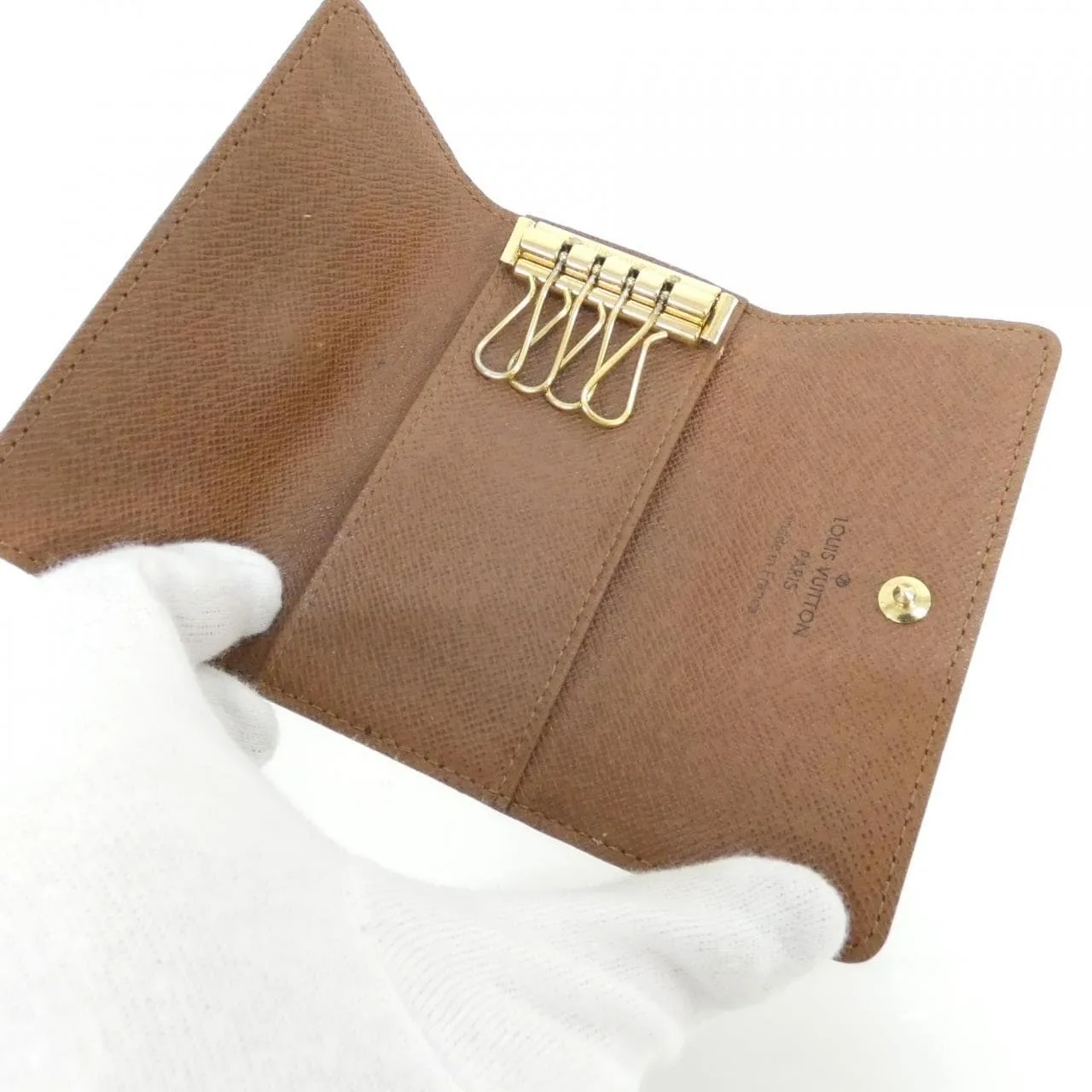 LOUIS VUITTON M62631 Key Case Monogram Black Monogram Rank A - Thumbnail 5