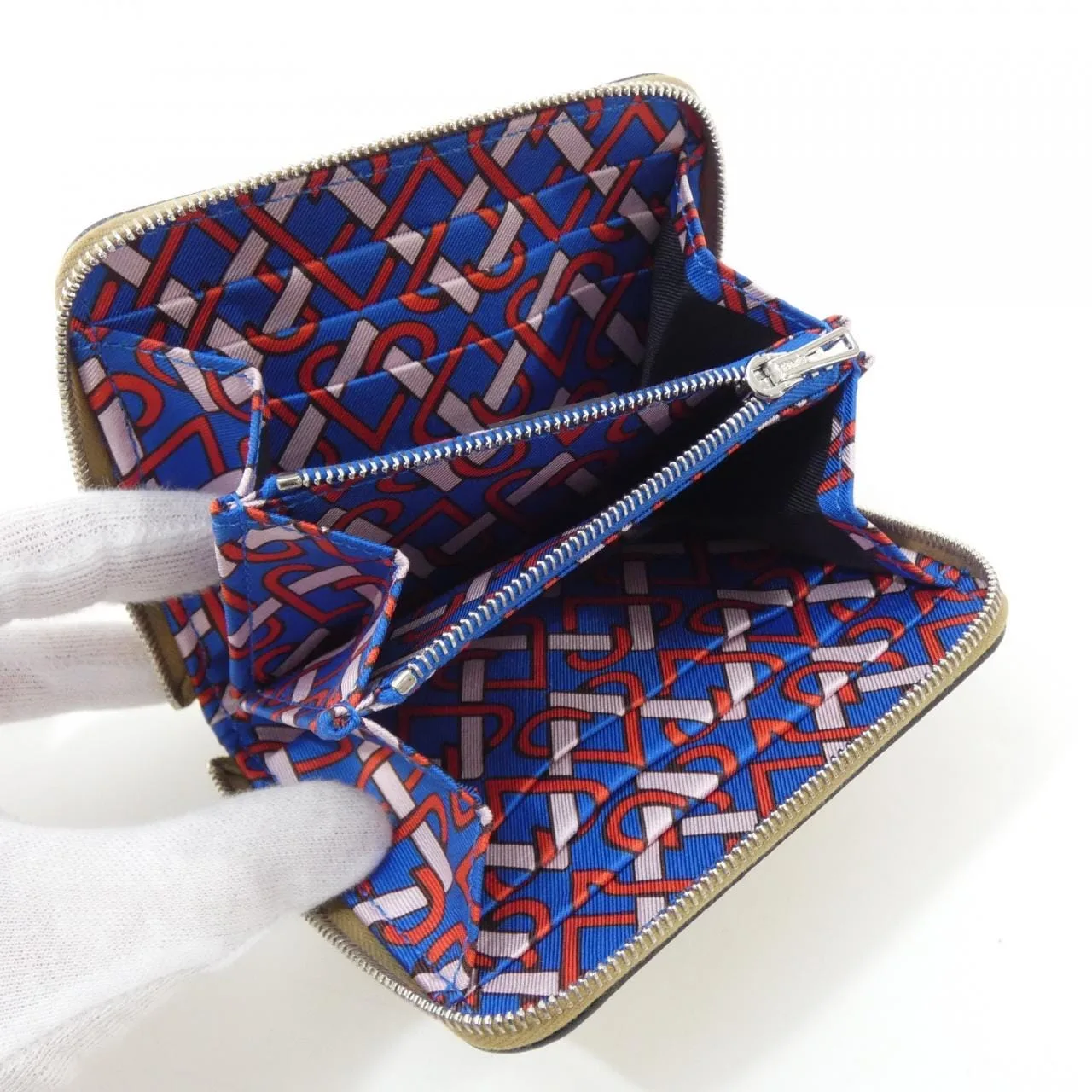 HERMES 087114CK Wallet 黑色 中古品A - 縮圖 4