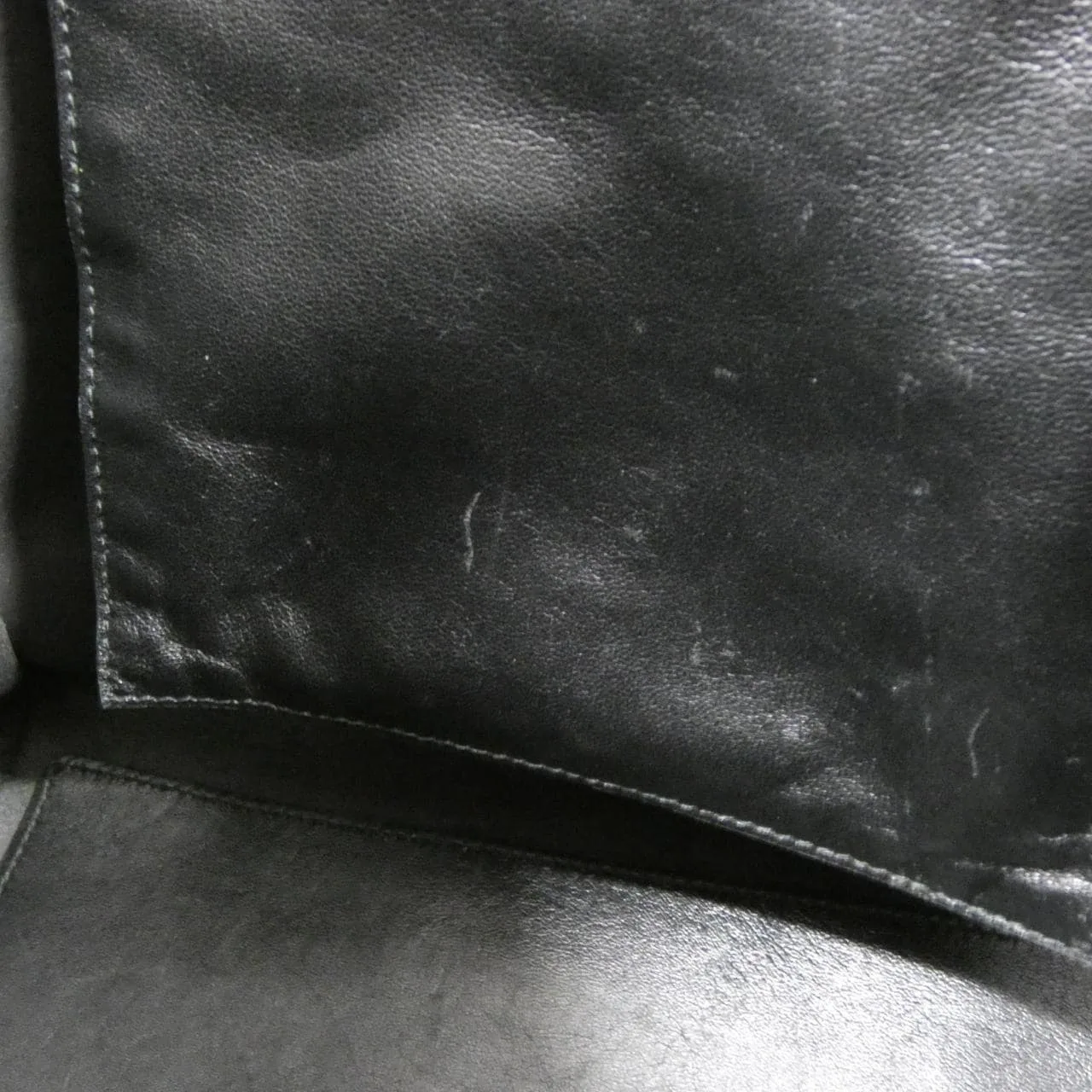 BALENCIAGA 544308 Handbag Leather 黑色 皮革 中古品A - 縮圖 8