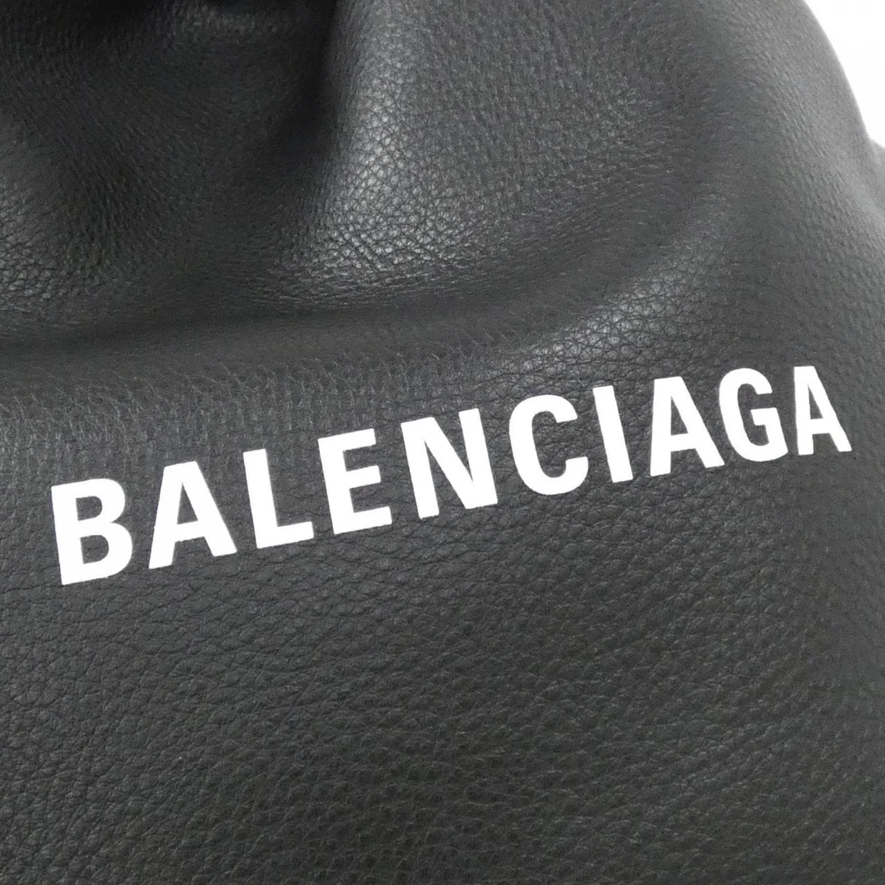 BALENCIAGA 504985 D6WBN Backpack Leather 黑色 皮革 中古品A - 縮圖 5