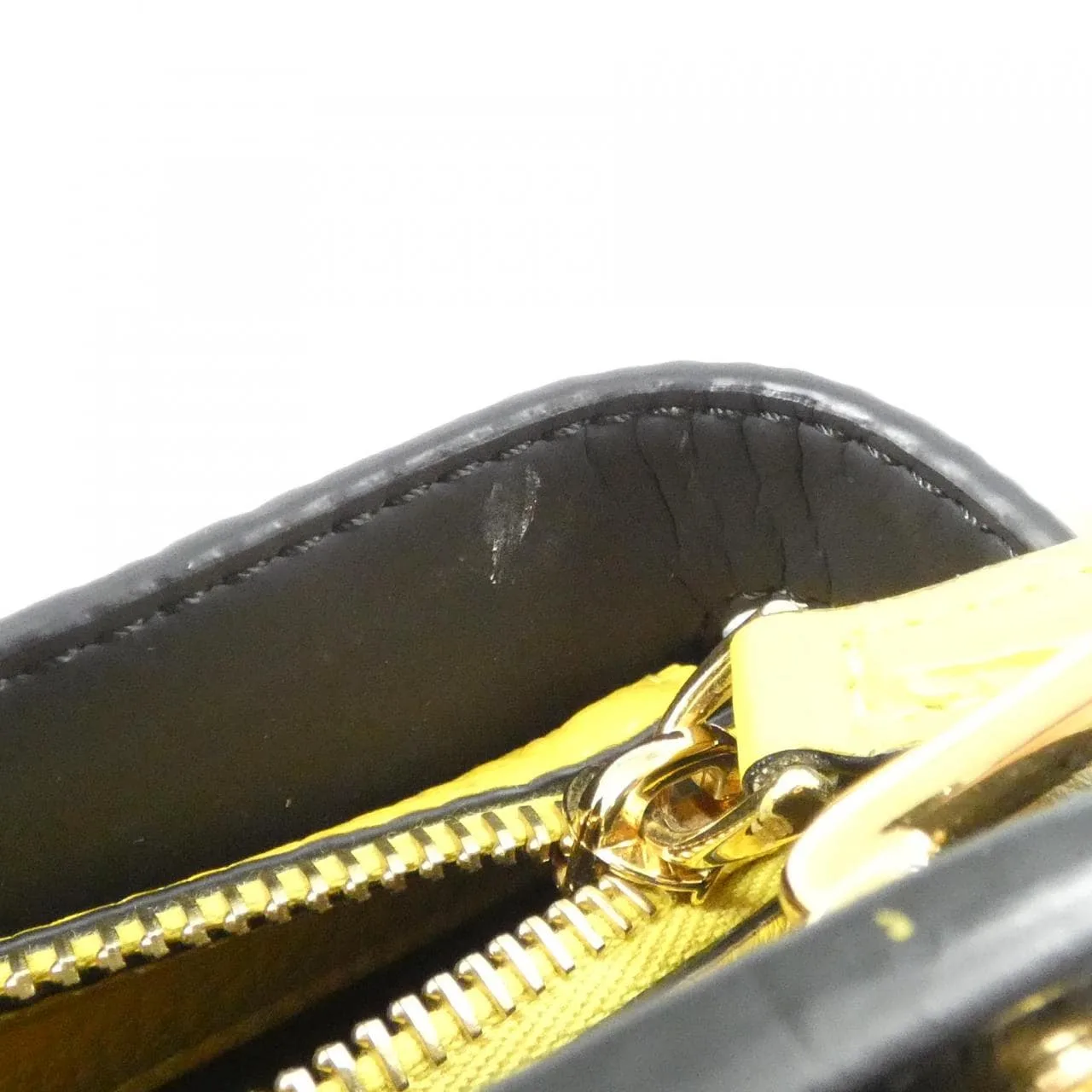 FENDI Peekaboo 7VA506 ADM7 Handbag Yellow Rank A - Thumbnail 10