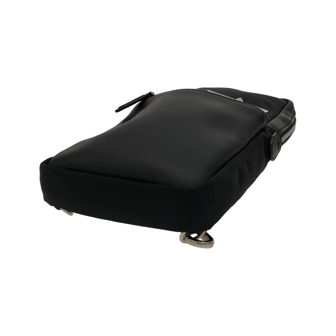 FENDI 7VZ033 A2FT Shoulder Nylon Black Nylon Rank A - Thumbnail 3