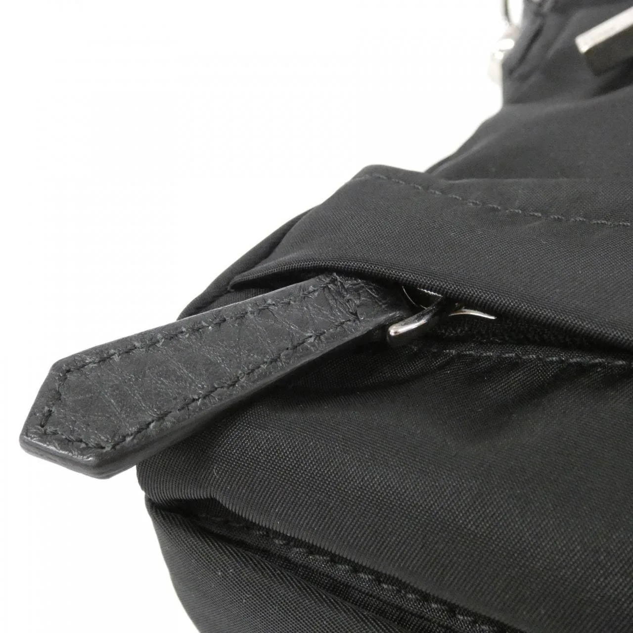 FENDI 7VZ068 AGQT Shoulder Nylon 黑色 尼龍 中古品A - 縮圖 4