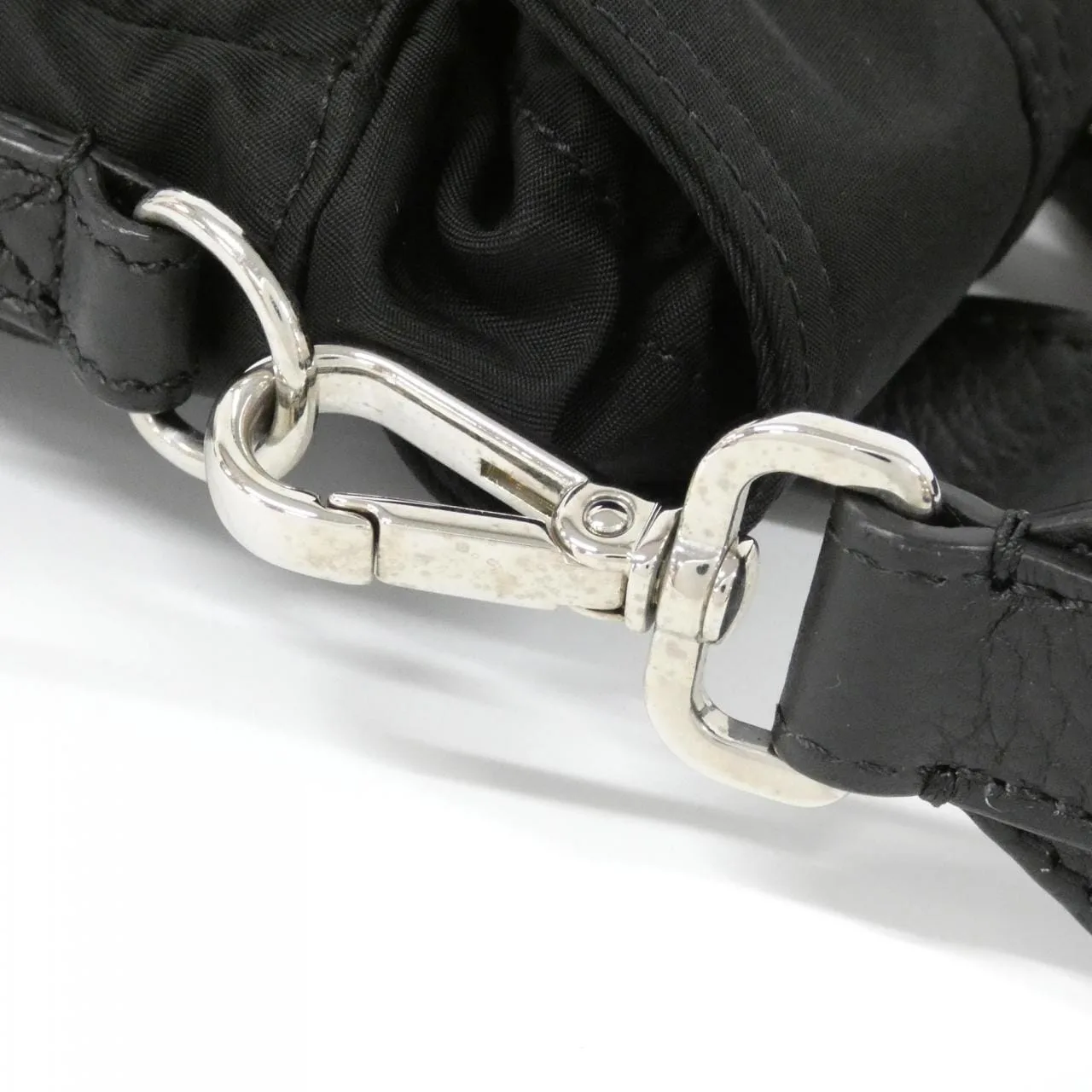 FENDI 7VZ068 AGQT Shoulder Nylon 黑色 尼龍 中古品A - 縮圖 6