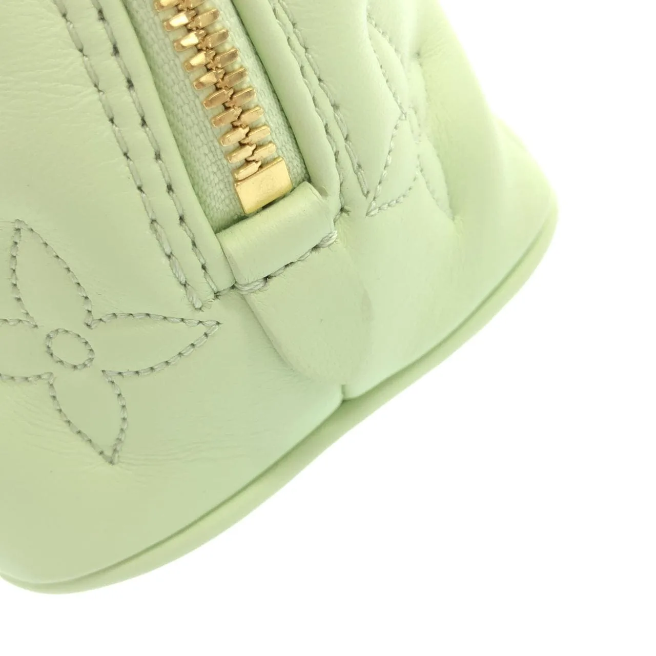 LOUIS VUITTON Alma M20855 Handbag Lambskin 黑色 羊皮 中古品A - 縮圖 3