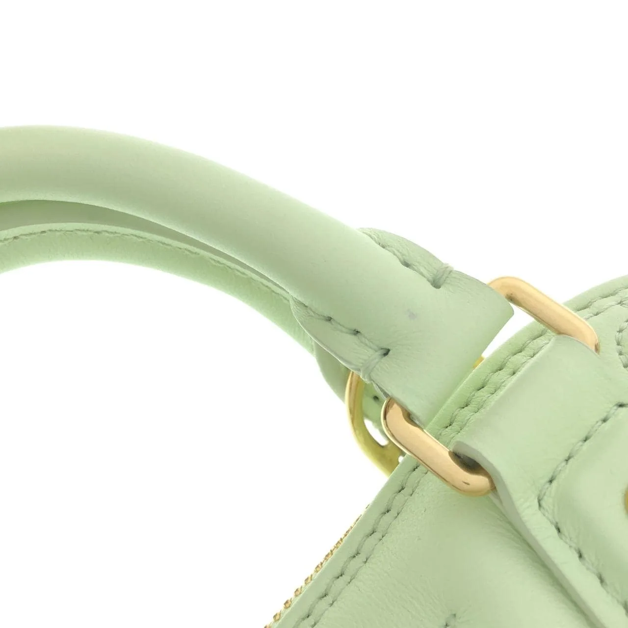 LOUIS VUITTON Alma M20855 Handbag Lambskin 黑色 羊皮 中古品A - 縮圖 5