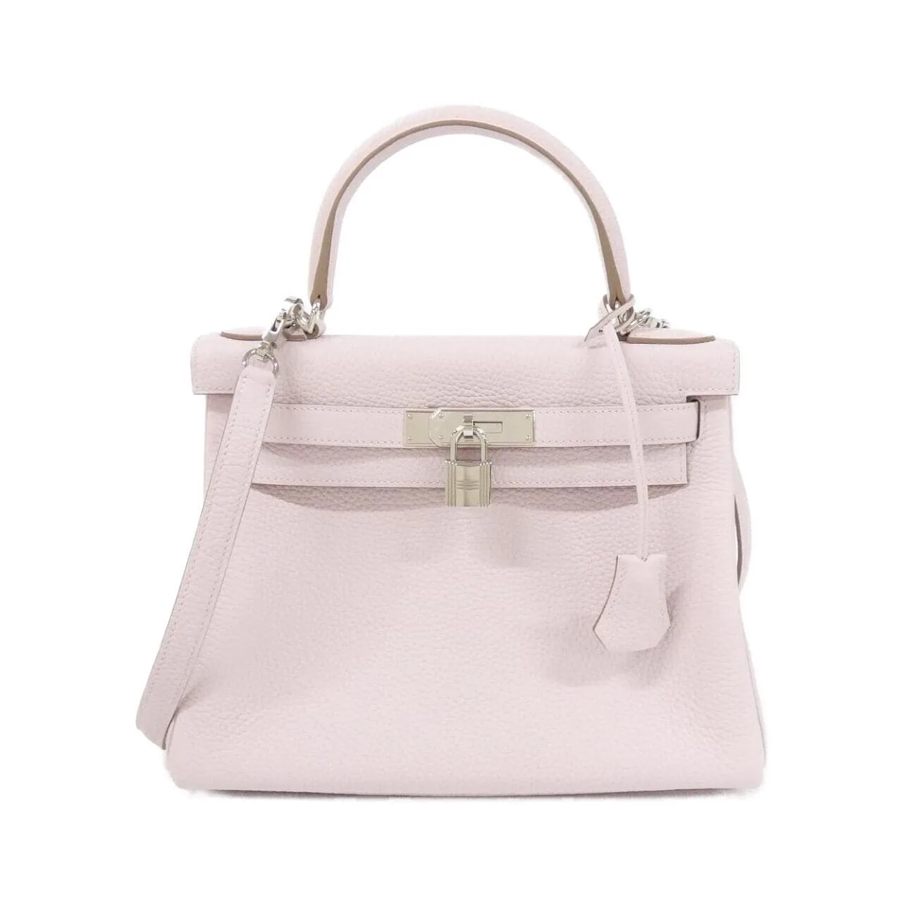 HERMES Kelly 028693CK Handbag Clemence Black