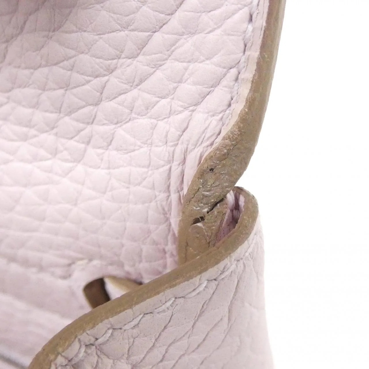 HERMES Kelly 028693CK Handbag Clemence Black Clemence Leather Rank A - Thumbnail 8