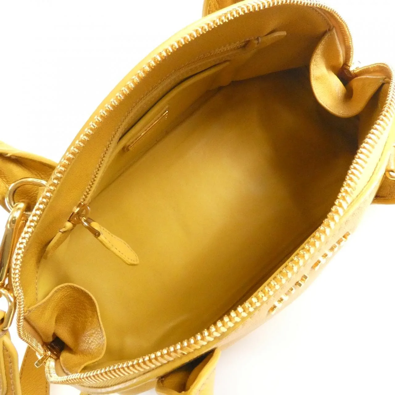 MIU MIU RL0091 手提包 黑色 中古品A - 縮圖 9