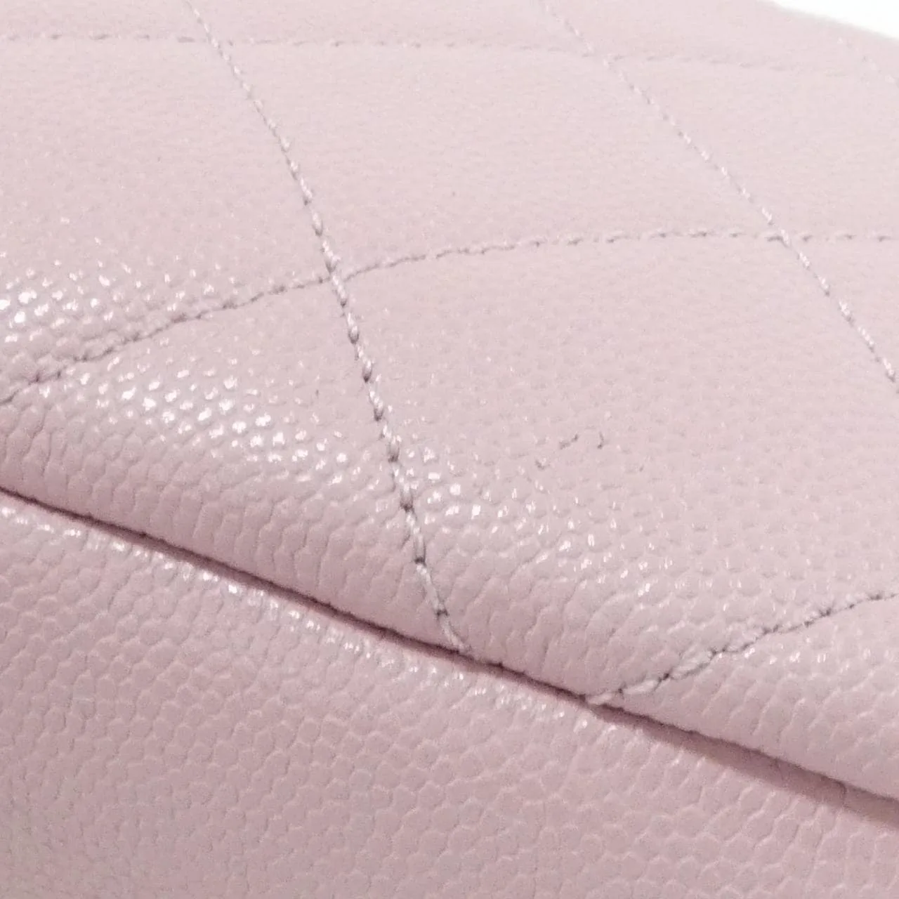 CHANEL Shoulder Grained Calfskin Pink Grained Calfskin Rank A - Thumbnail 4
