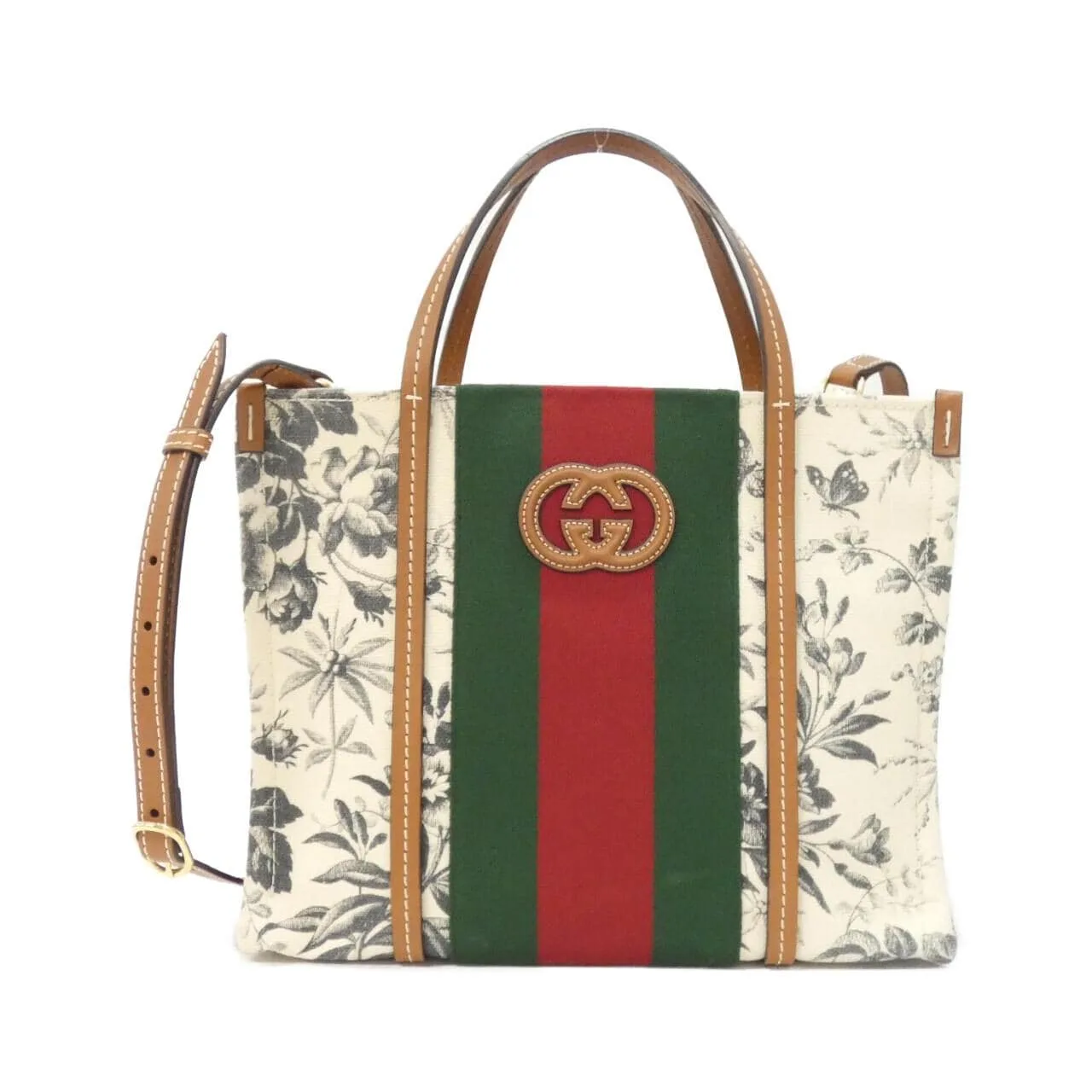 GUCCI 727728 FABLL Handbag Canvas