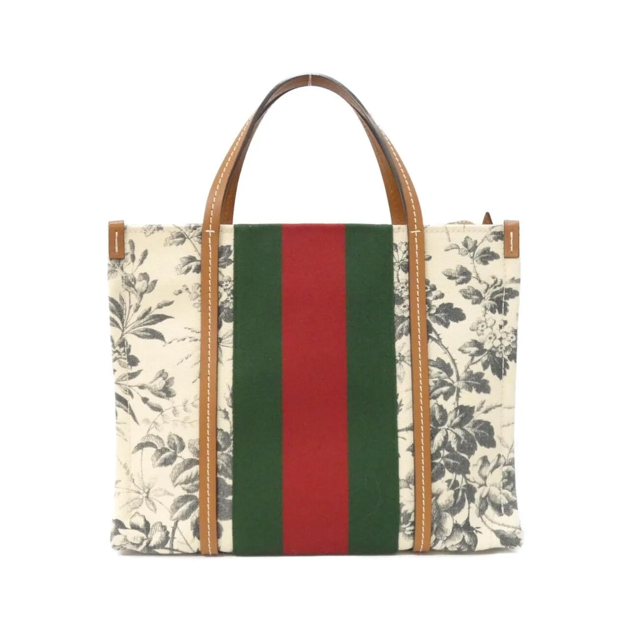GUCCI 727728 FABLL Handbag Canvas 黑色 帆布 中古品A - 縮圖 2